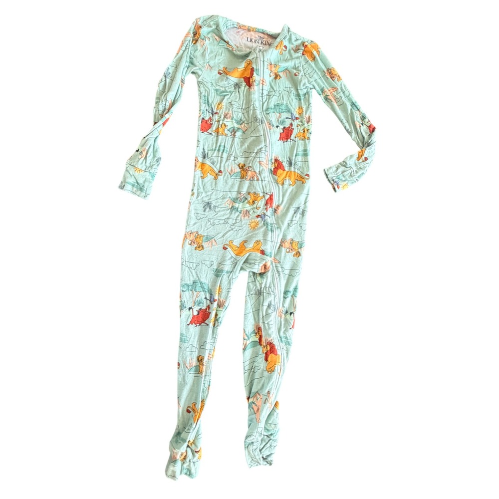 Disney The Lion King Pajamas Toddler 4T Stretch Bamboo Viscose Indie Minimalist